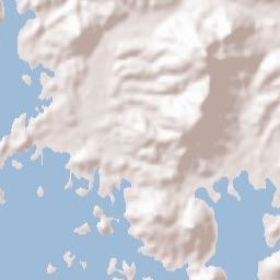 Sasebo Shi Terrain Map
