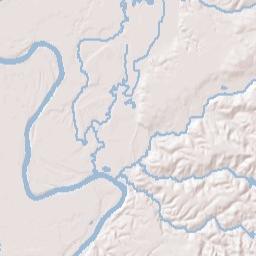Little Sandy Alabama Terrain Map