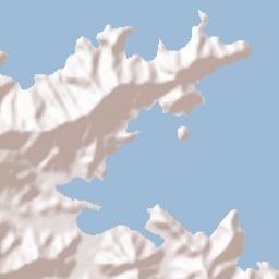 Tsukumiura Terrain Map