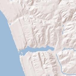 La Costa California Terrain Map