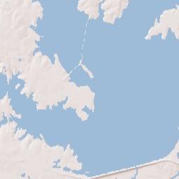 Lake Dallas Terrain Map