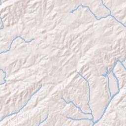 Everglade Alabama Terrain Map