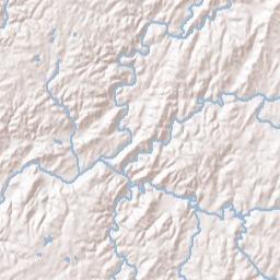 Crewsville Alabama Terrain Map