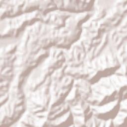 Bungo-ōno Shi Terrain Map