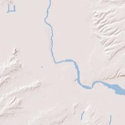 Ashurst Arizona Terrain Map