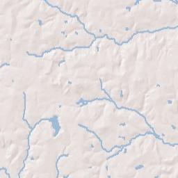 Camp County Terrain Map