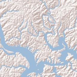 Dollar Alabama Terrain Map