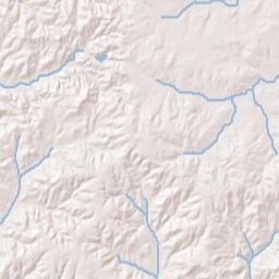 Highland Alabama Terrain Map