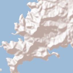 Ōtsuki Terrain Map