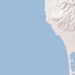 San Diego Beach Terrain Map