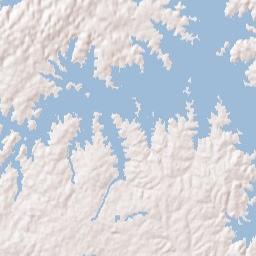 Kowaliga Alabama Terrain Map
