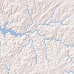Ponders Alabama Terrain Map