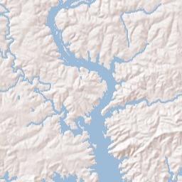 Osanippa Alabama Terrain Map