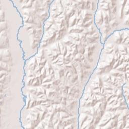 Panhandle Alabama Terrain Map