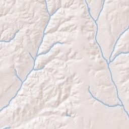 White City Alabama Terrain Map