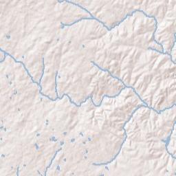 Eclectic Alabama Terrain Map