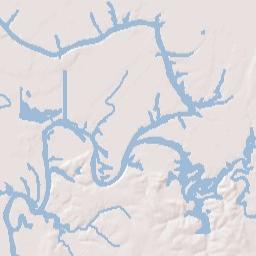 Arcola Alabama Terrain Map