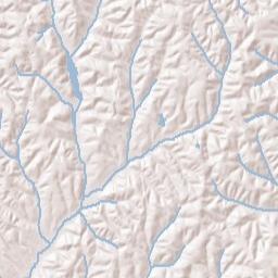 Valley Creek Junction Alabama Terrain Map