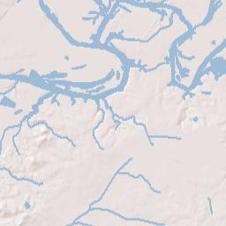 Shortleaf Alabama Terrain Map