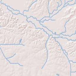 Hugo Alabama Terrain Map