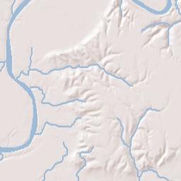 Mount Nebo Alabama Terrain Map