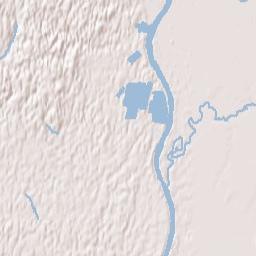 Pennington Alabama Terrain Map
