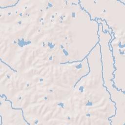 Rolling Lakes Alabama Terrain Map