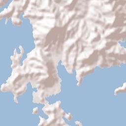 Ushibukamachi Terrain Map