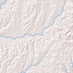 Wayne Alabama Terrain Map