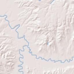 Dawsons Alabama Terrain Map