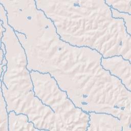 Canty Alabama Terrain Map