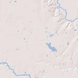 Kerens Terrain Map