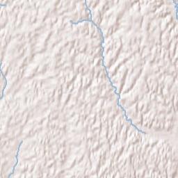 Hinton Alabama Terrain Map