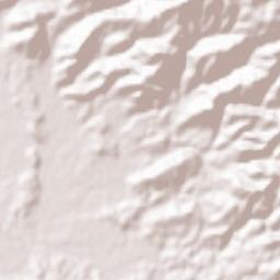 Ōkuchi-shinohara Terrain Map