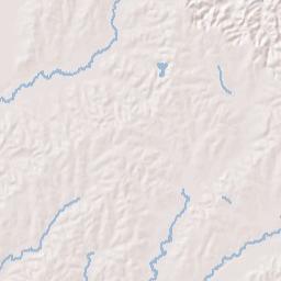 Caldwell Parish Terrain Map