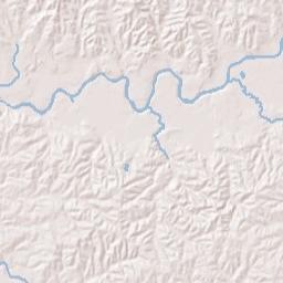 Claiborne County Terrain Map