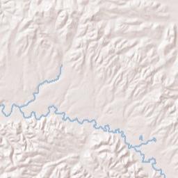 Shawnee Alabama Terrain Map