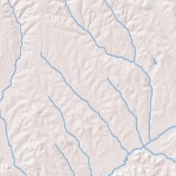 Postoak Alabama Terrain Map