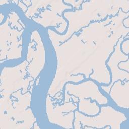 Wilmington Island Terrain Map