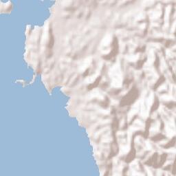 Akune Shi Terrain Map