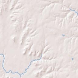 Bosque County Terrain Map