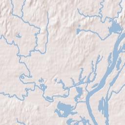 Powes Landing Alabama Terrain Map
