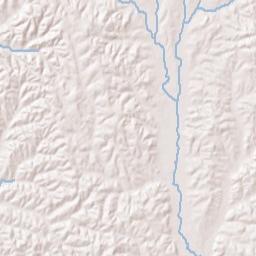 Rural Alabama Terrain Map