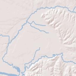 Hybart Alabama Terrain Map