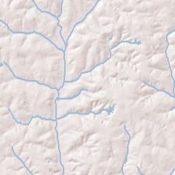 Mossy Grove Village Alabama Terrain Map