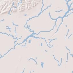 Catahoula Parish Terrain Map