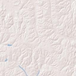 Jefferson Davis County Terrain Map
