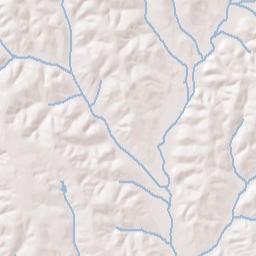 Bertha Alabama Terrain Map