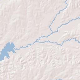 Sabine Parish Terrain Map
