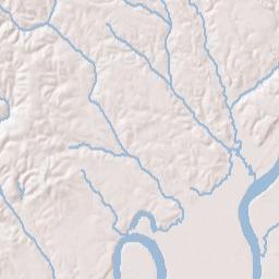 Choctaw Bluff Alabama Terrain Map